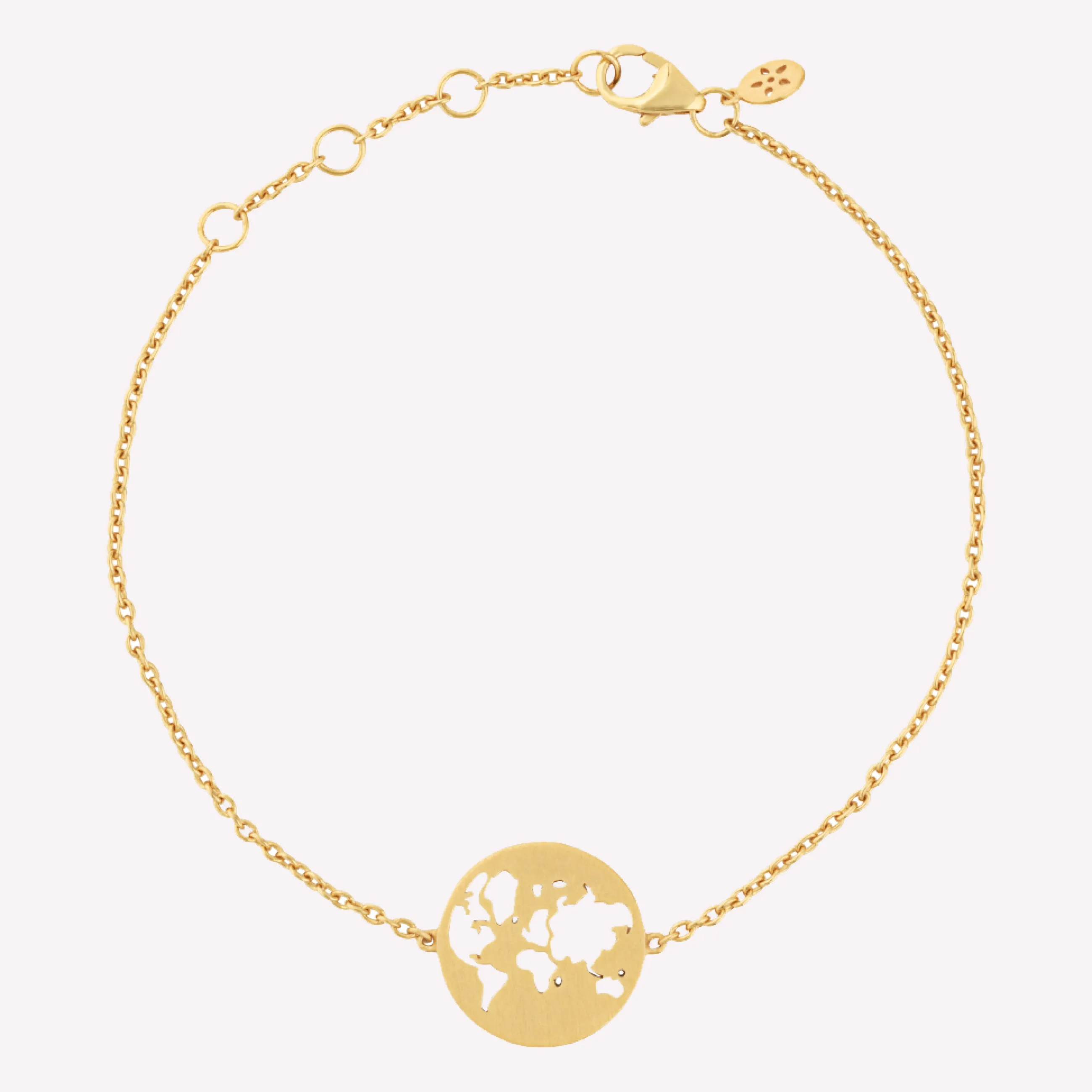 byBiehl® Danmark Beautiful World armbånd 14K forgyldt sølv Outlet