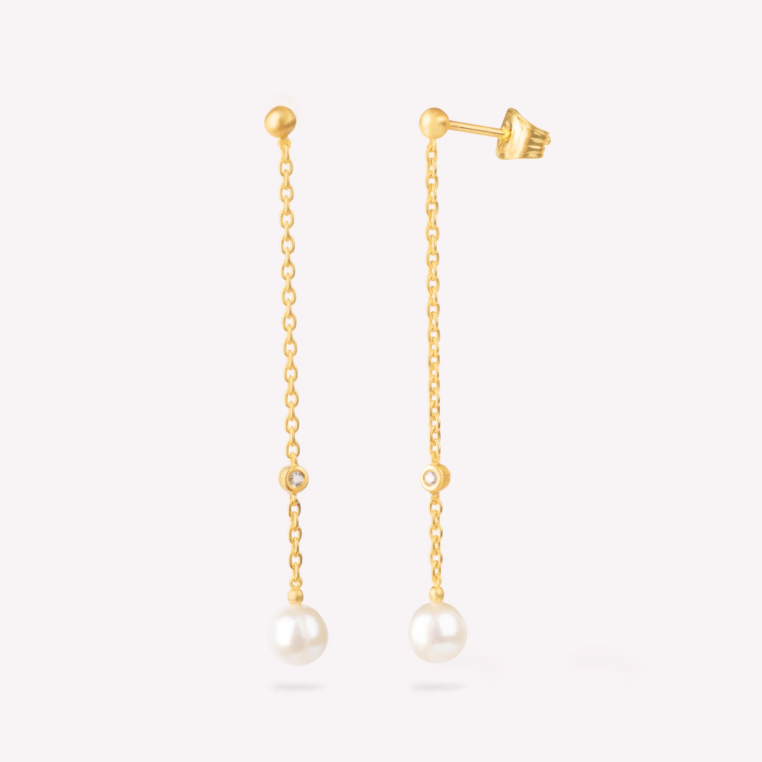 byBiehl® Danmark Coco Dangling Pearls 14K forgyldt sølv Best Sale