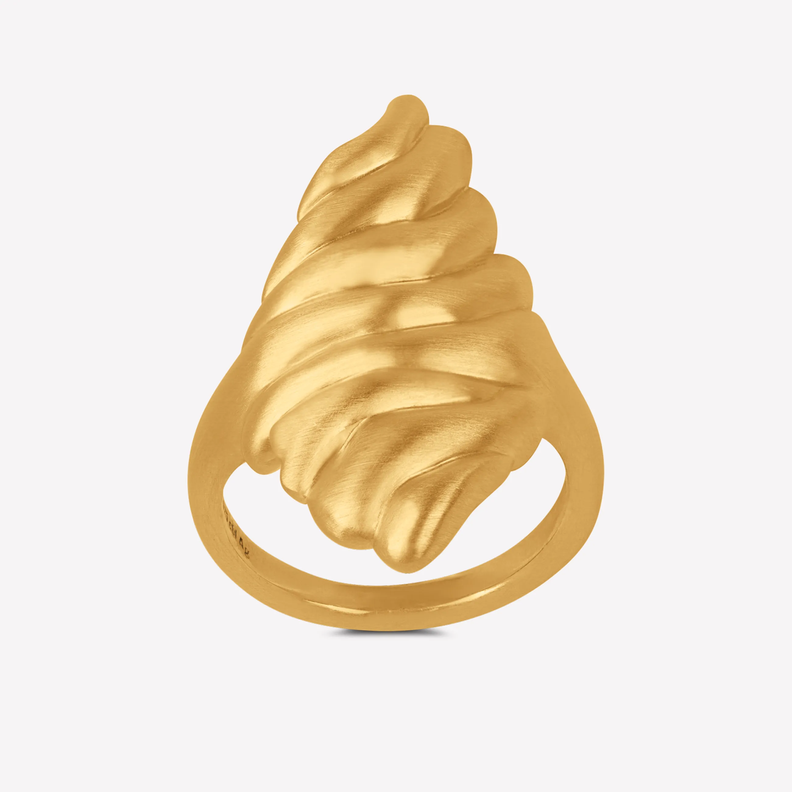 byBiehl® Danmark Dunes Large ring 14K forgyldt sølv Clearance