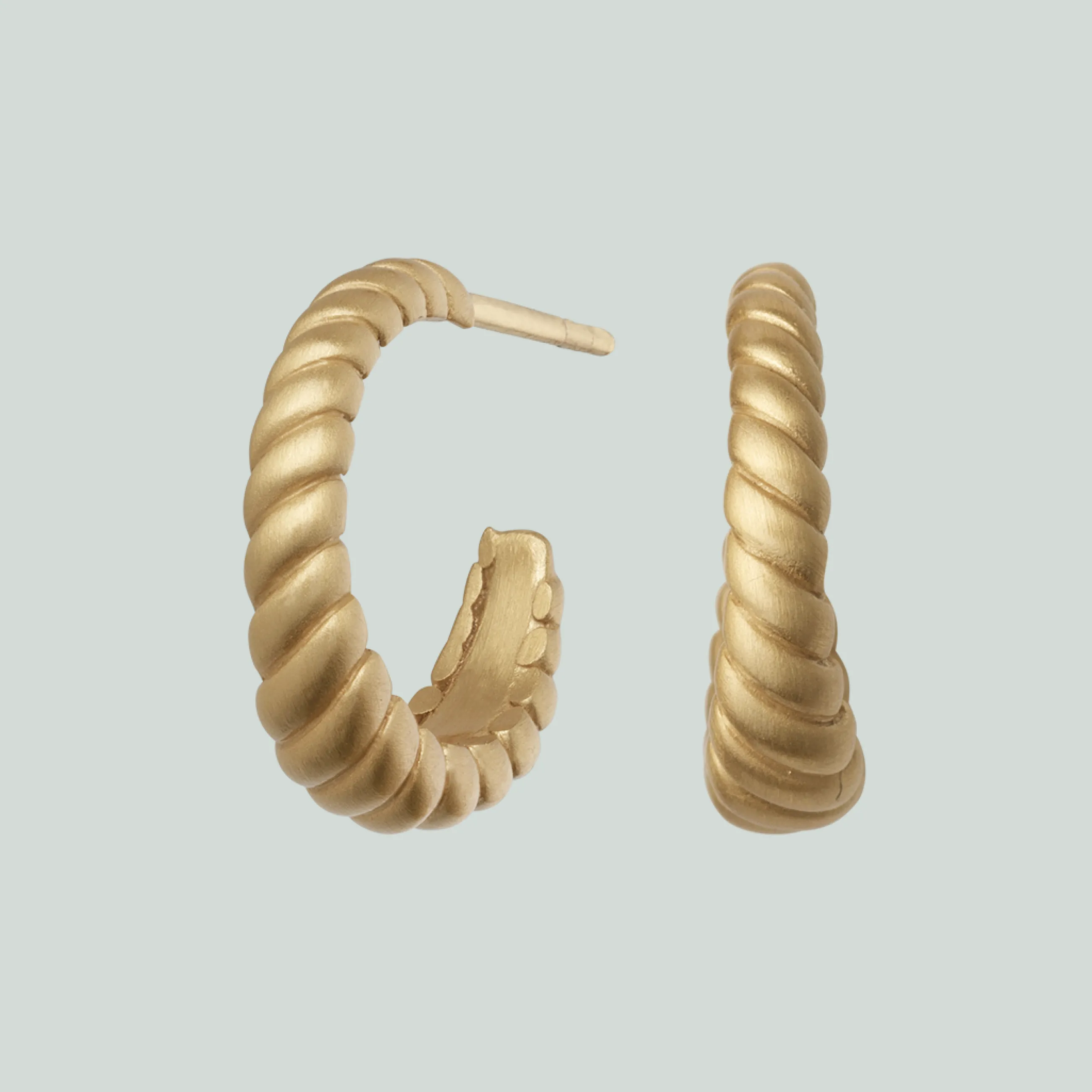 byBiehl® Danmark Fine Seashell Hoops 14K guld Hot