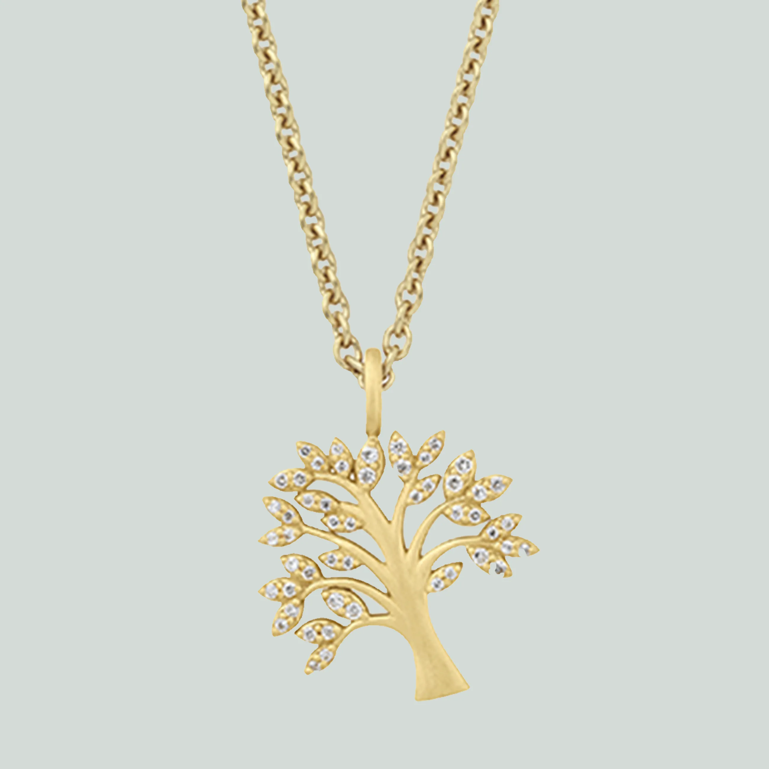 byBiehl® Danmark Fine Tree of Life Sparkle Halskæde Fashion