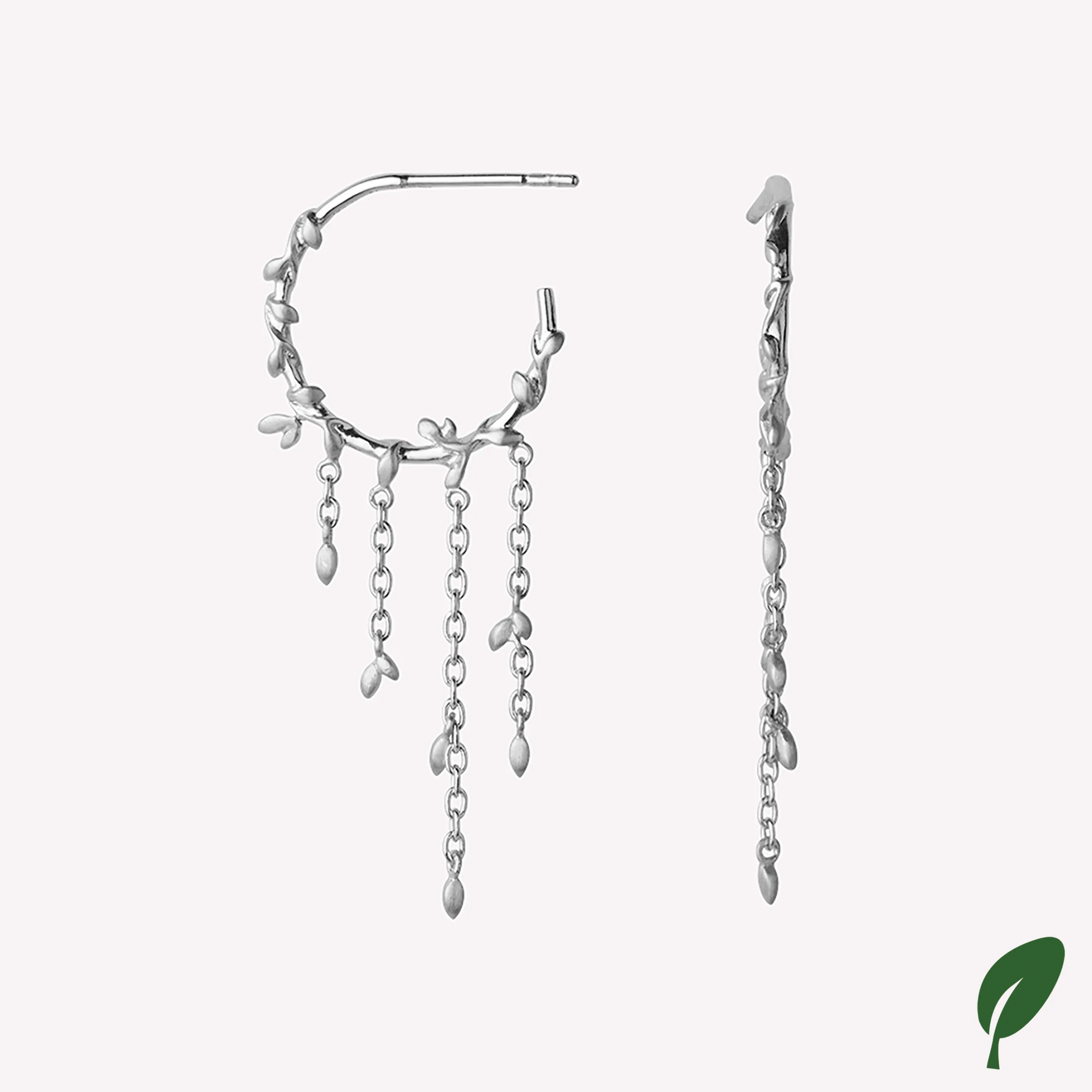 byBiehl® Danmark Jungle Ivy Hoops Mini Colors Sterling sølv Sale