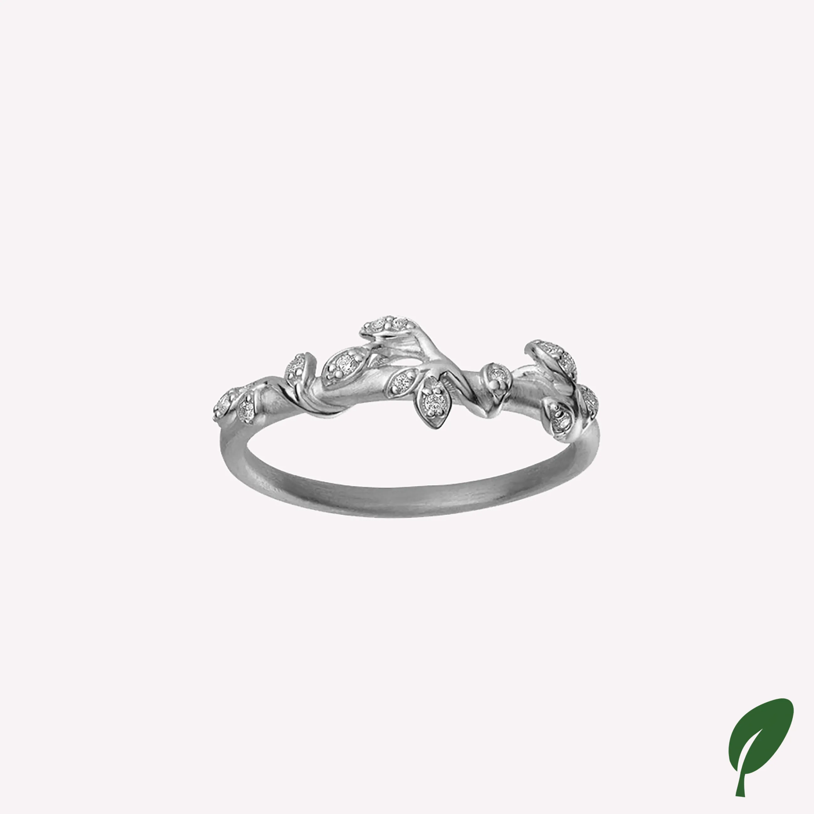 byBiehl® Danmark Jungle Ivy Sparkle ring Sterling sølv / Zirkonia Fashion