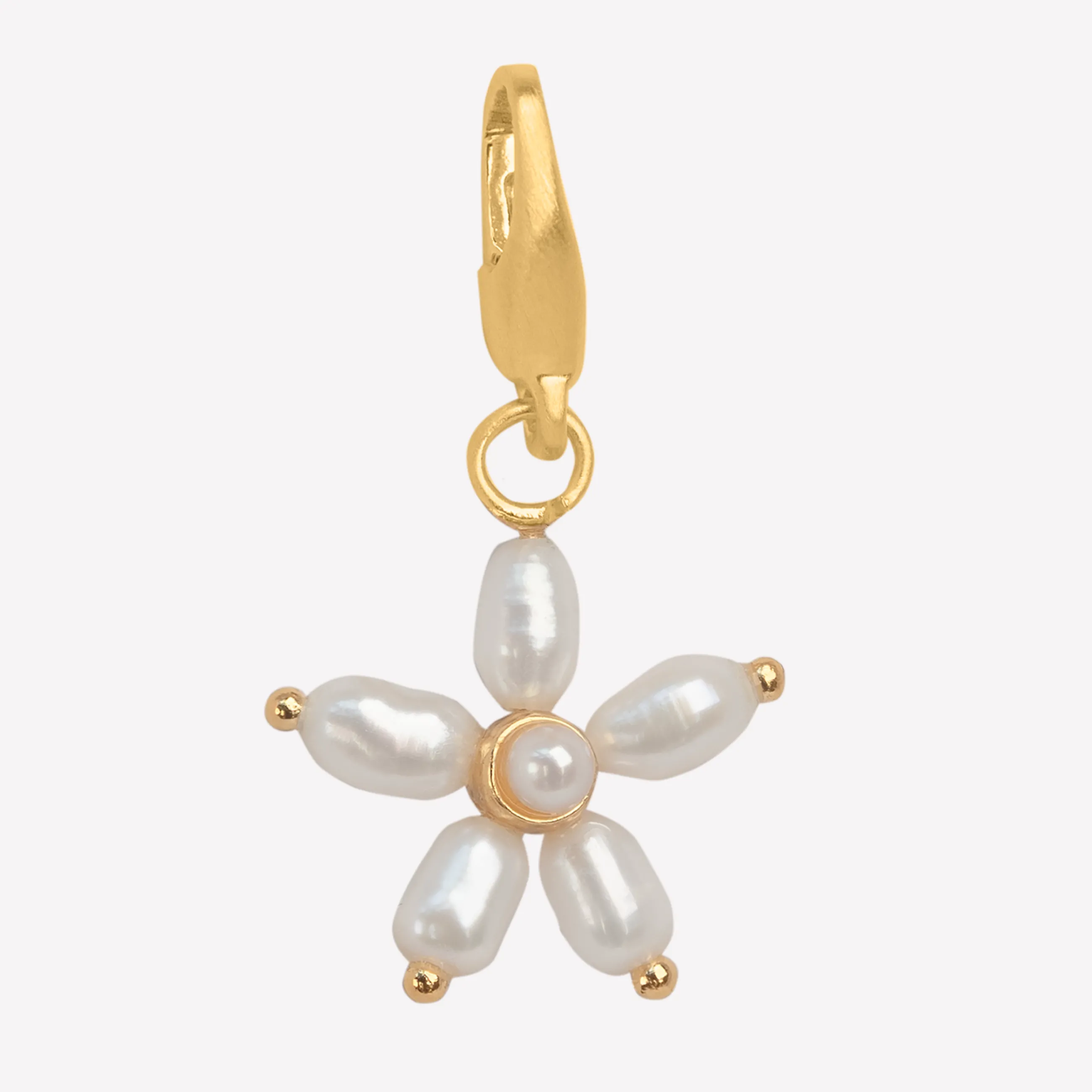 byBiehl® Danmark Pearl Signature Charm 14k guldbelagt Hot