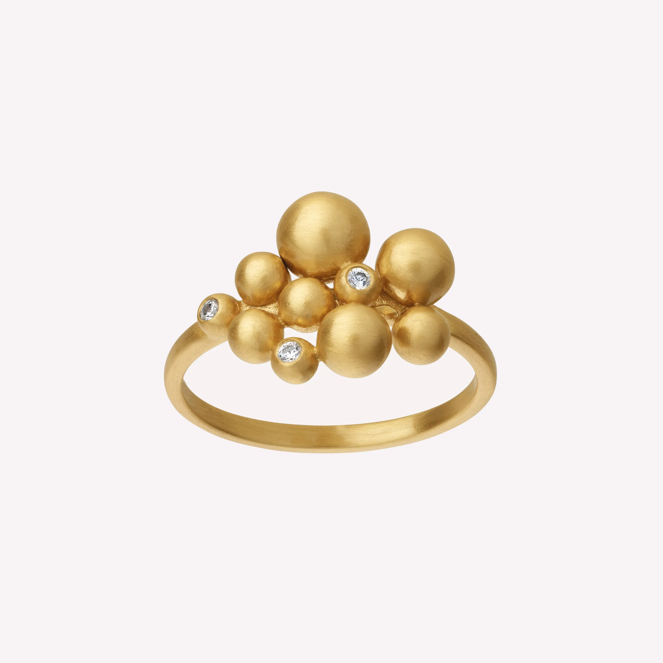 byBiehl® Danmark Pebbles ring 14K forgyldt sølv Best