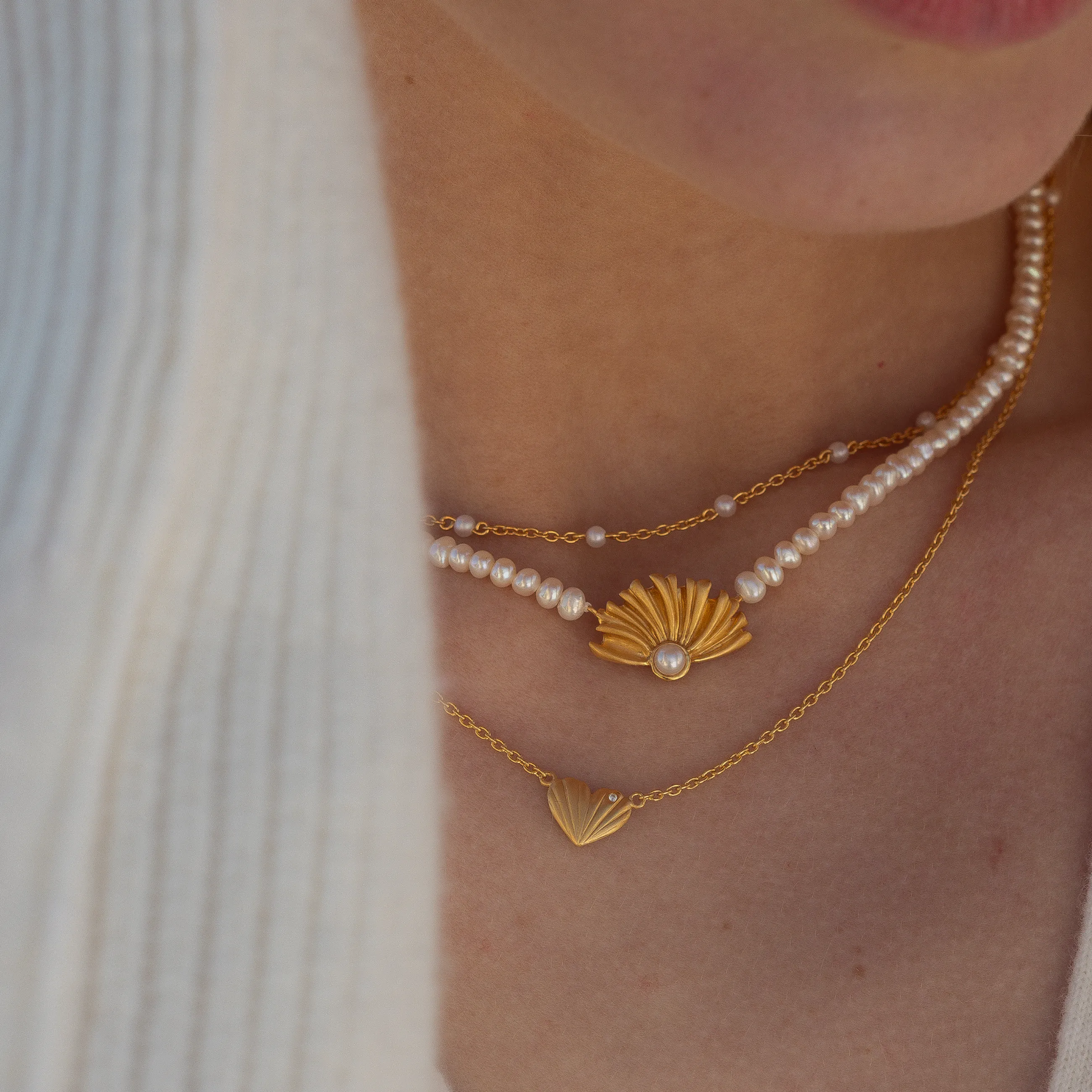 byBiehl® Danmark Poppy halskæde 14K forgyldt sølv Fashion