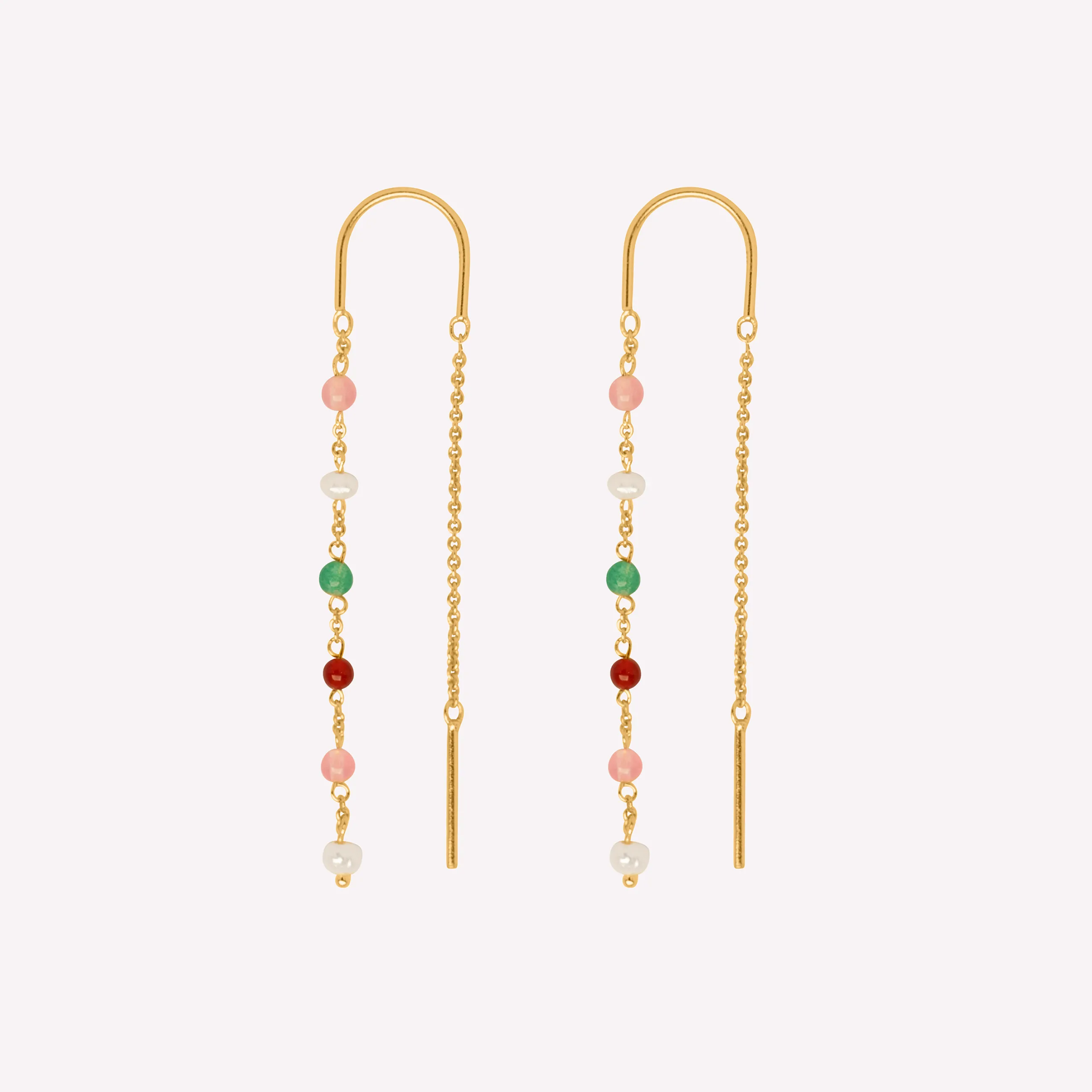 byBiehl® Danmark Scarlett Earhangers Colors 14K forgyldt sølv / Colors New