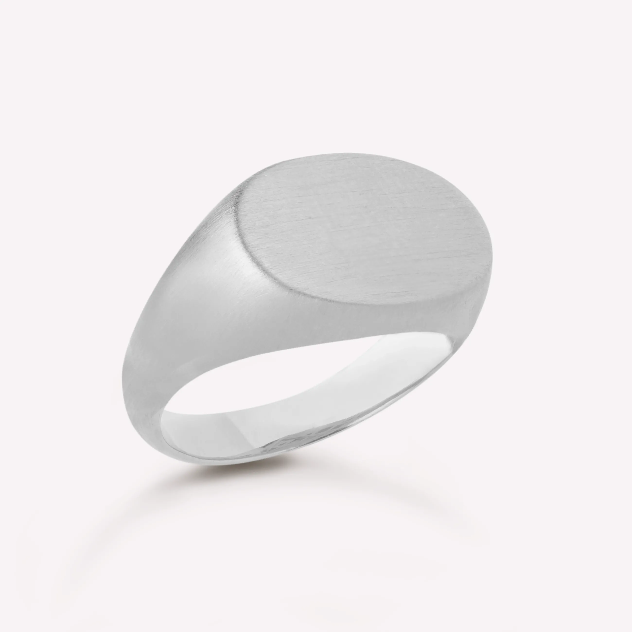 byBiehl® Danmark Signet Oval ring Sterling sølv Outlet