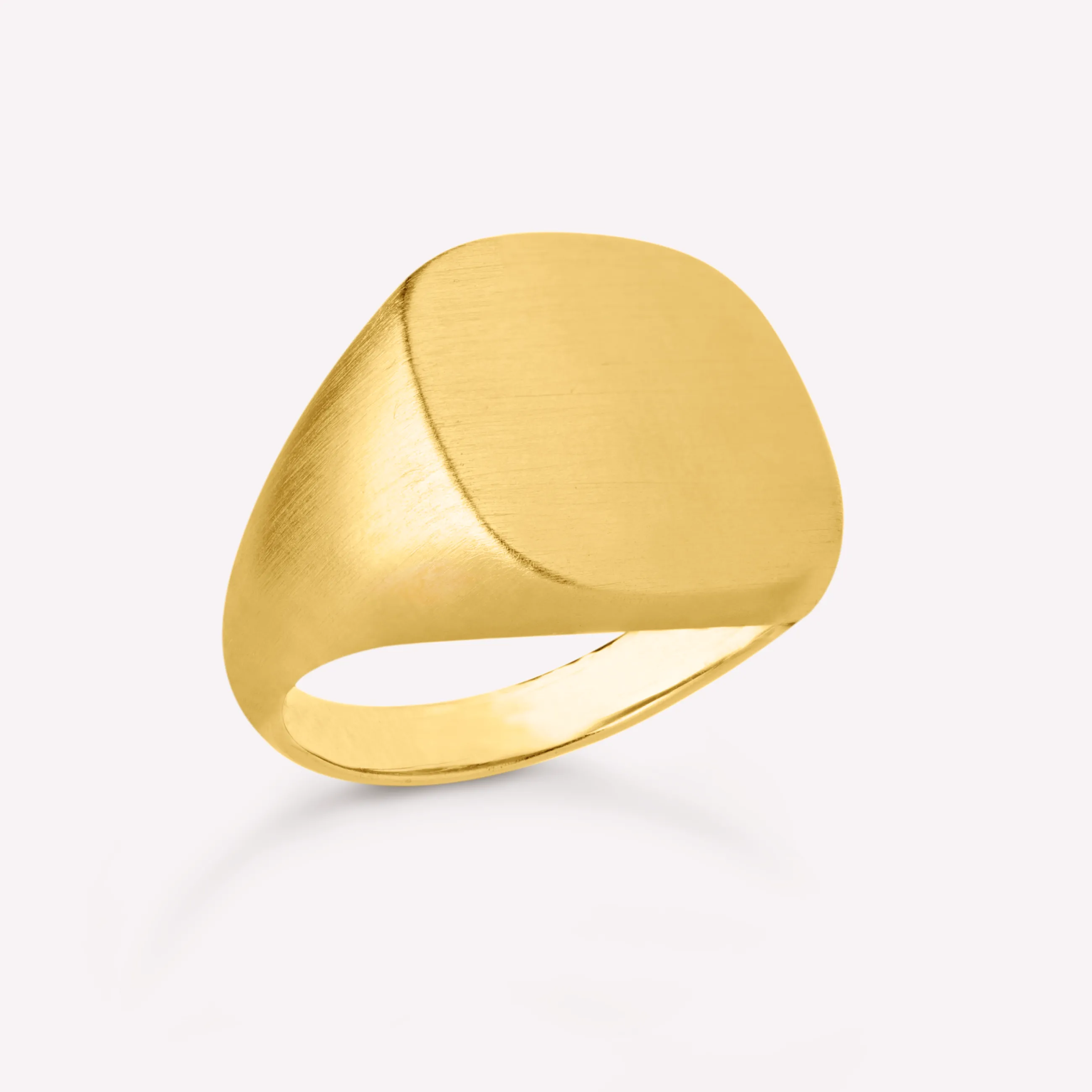 byBiehl® Danmark Signet Square ring 14K forgyldt sølv Best Sale