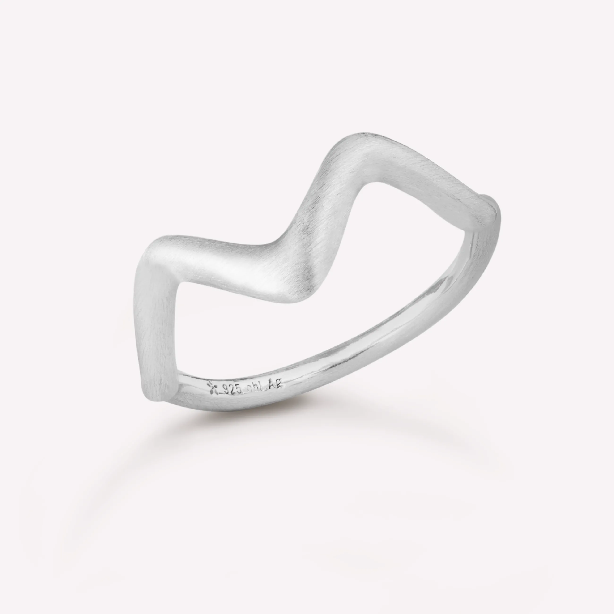 byBiehl® Danmark Wave Small ring Sterling sølv Online